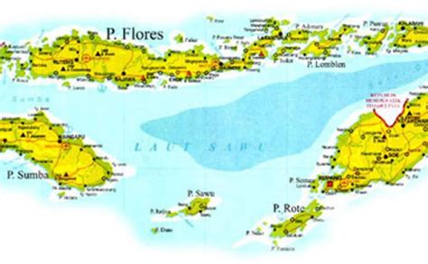 Peta Kota Peta Pulau Flores | Images and Photos finder