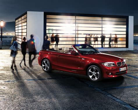 BMW red classic 1 Series Convertible car HD wallpaper 07 Preview ...