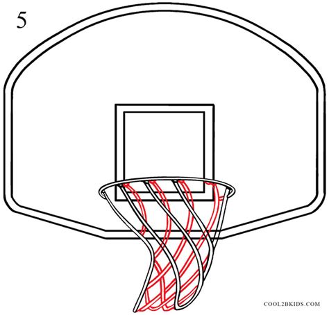 How to Draw a Basketball Hoop (Step by Step Pictures) | Cool2bKids