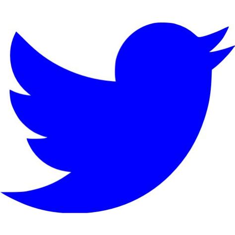 Blue twitter icon - Free blue social icons