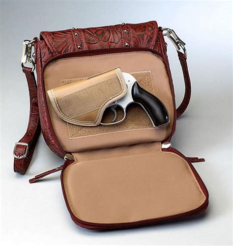 Leather Concealed Carry Purse With Holster | IUCN Water