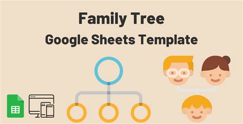 Google Sheets Family Tree Template | Online Genealogy Chart