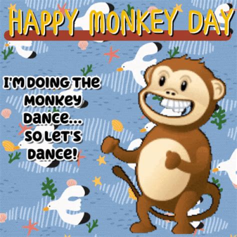 Dance The Monkey Dance! Free Monkey Day eCards, Greeting Cards | 123 Greetings