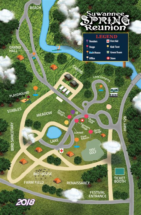 Festival Map | Suwannee Spring Reunion™