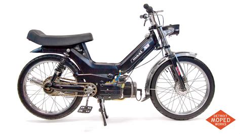 Custom black Puch Maxi E50 (SOLD) — Detroit Moped Works