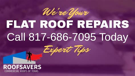 Commercial Flat Roof Repair Tip of the Week for Dallas - Fort Worth TX- DFW Area - Call Us Today ...