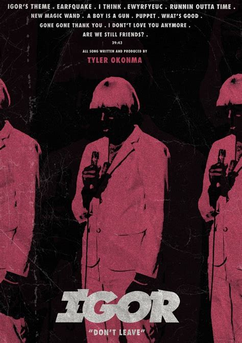 " IGOR " by tyler the creator album cover | Graphic design website ...