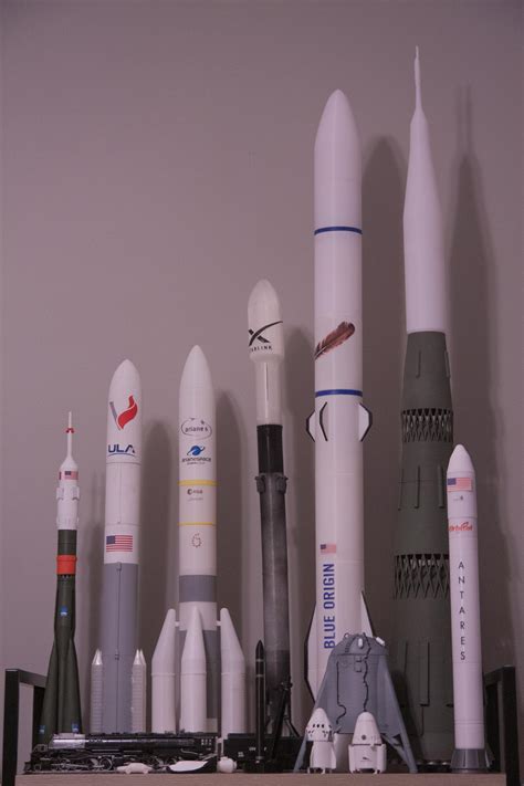 My 3D Printed HO (1/87 ) Scale Model Rocket Collection : r/ula