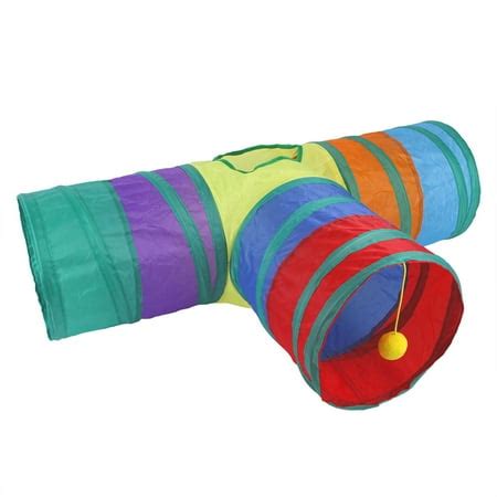 SHTUUYINGG Collapsible Rabbit Tunnel 3 Way Rabbit Hideout Small Toy ...