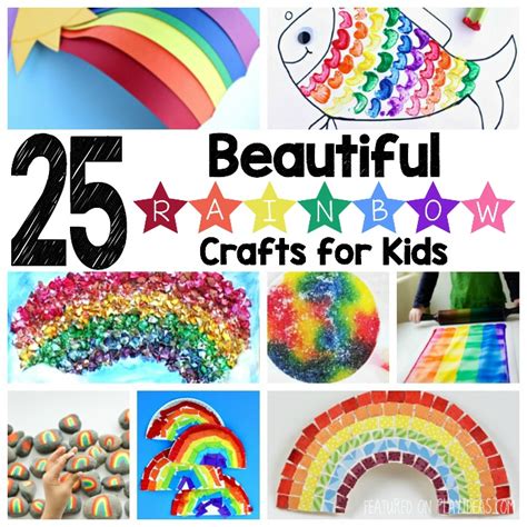 25 Beautiful Rainbow Crafts for Kids