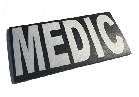 4x2" Reflective SWAT Medic/Paramedic Velco Patch (CHOOSE SIZE) — Empire Tactical USA