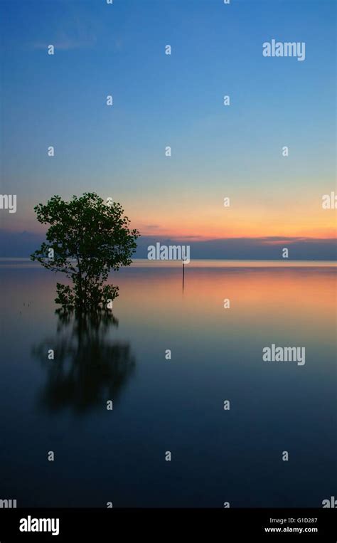 Sunset at Belitung Island, Indonesia Stock Photo - Alamy