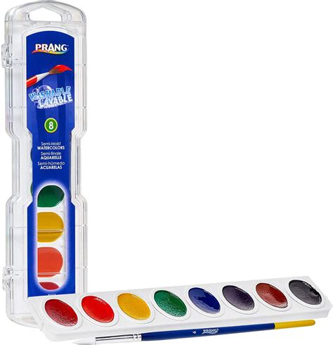 Prang Washable Watercolor Paint Set, 8 Count, Assorted Styles – Ramrock ...