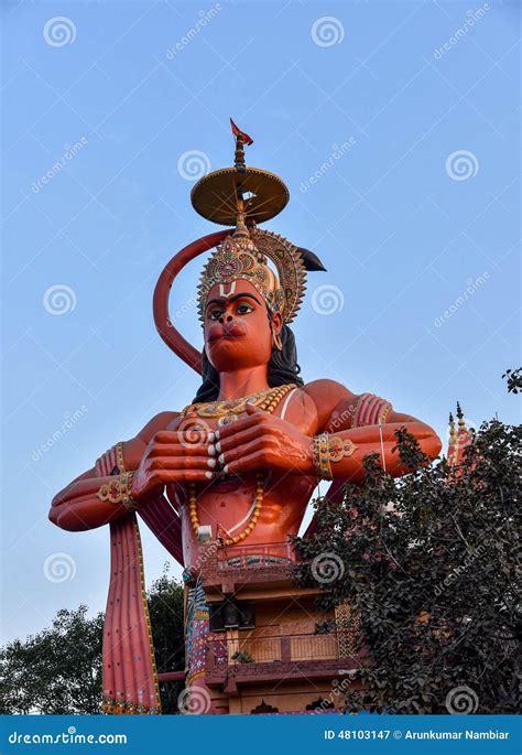 Lord Hanuman Statue in Delhi Stock Image - Image of pray, landmark: 48103147