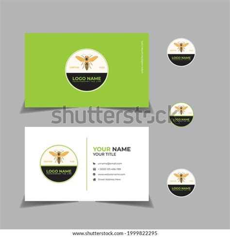 Professional Business Card Logo Design Vector Stock Vector (Royalty ...