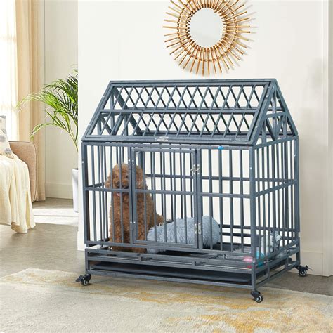 Tucker Murphy Pet™ 41”h Heavy-duty Metal Dog Kennel Cage & Reviews ...