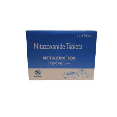 Nitazoxanide 500mg (Netazox) Tablets - Apotheke Store