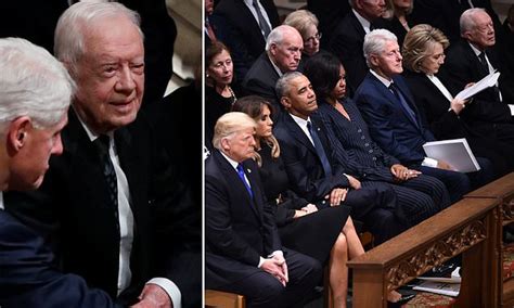 Oldest surviving ex-president Jimmy Carter attends Bush's funeral ...