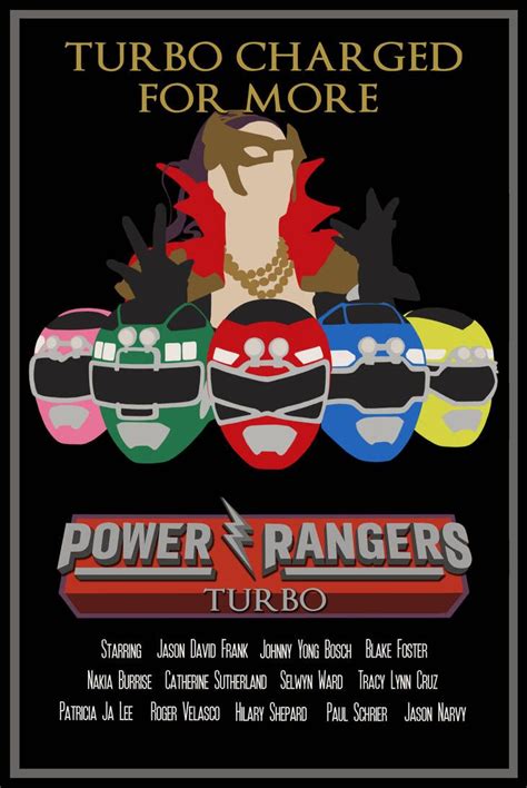 Power Rangers Poster 4 - Turbo by Stormhale on DeviantArt Real Power Rangers, Power Rangers ...