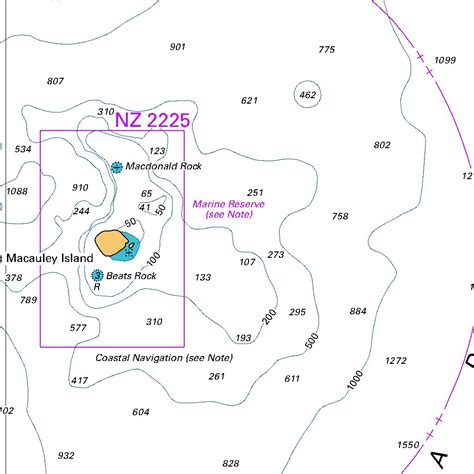 Kermadec Islands map by Land Information New Zealand | Avenza Maps