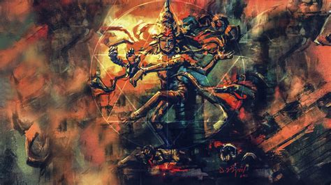 nataraja painting wallpaper