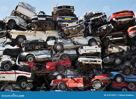 Scrap Cars Stock Photo - Image: 41474161