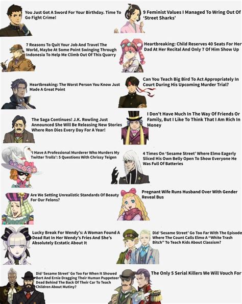 If The Great Ace Attorney characters were clickbait headlines : r/AceAttorneyCirclejerk