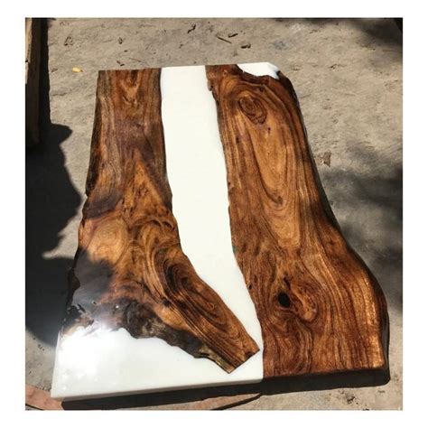 Epoxy Table White Epoxy Dining Table Live Edge Dining Table - Etsy