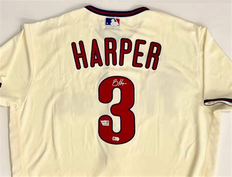 Bryce Harper Autographed Philadelphia Phillies Authentic Jersey (alternate) - The Autograph Source