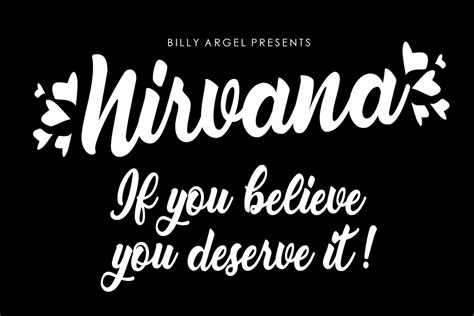 Nirvana Windows font - free for Personal