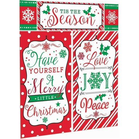 Shop Merry Christmas Scene Setter 5pcs - Party Centre, UAE 2025