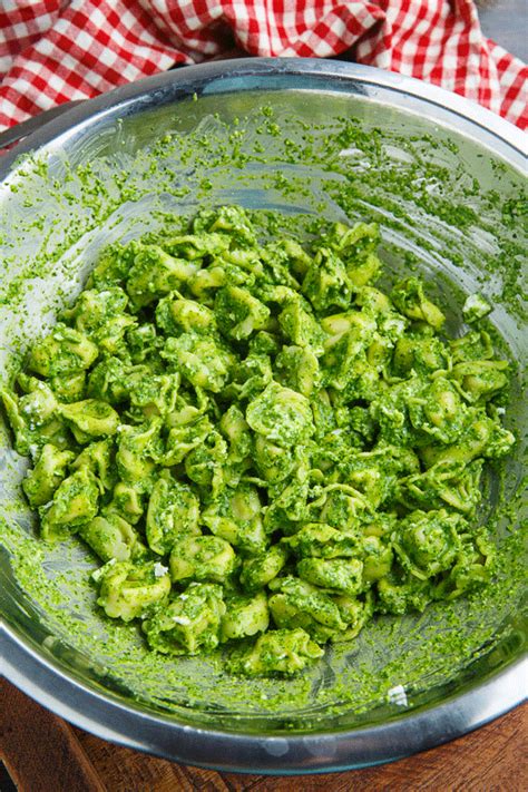 Spinach Pesto, Feta and Shrimp Tortellini Recipe on Closet Cooking