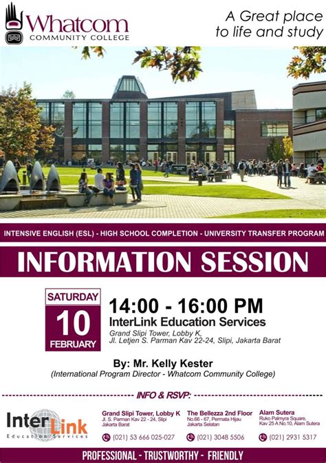 Interlink Education Services | Whatcom Community College – Information Session