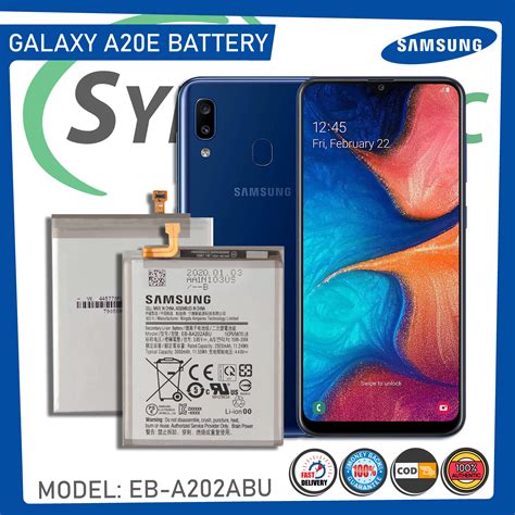 For Samsung Galaxy A20e, Battery Original, Model: EB-BA202ABU High ...