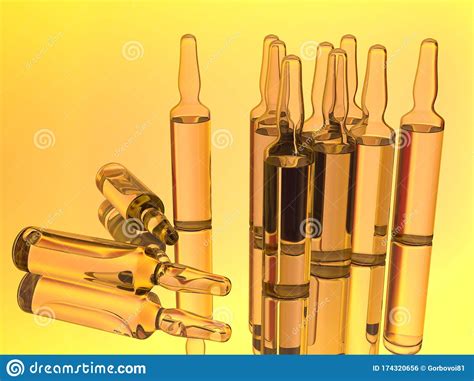 Glass Ampoules with Medicine Stock Photo - Image of drug, care: 174320656