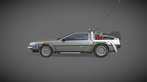 DELOREAN DMC-12 Time Machine - 3D model by Peter_D (@better_peter ...