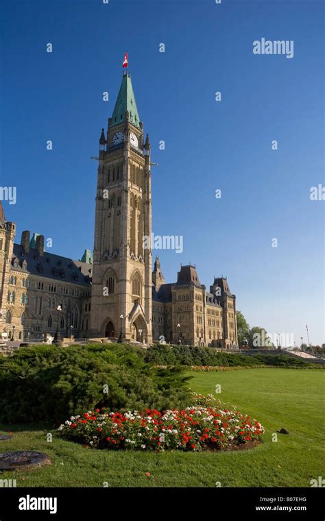 Canadian Parliament, Parliament Hill, Ottawa, Ontario, Canada Stock ...