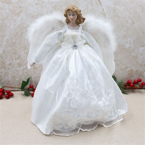 Christmas Tree Topper White Angel