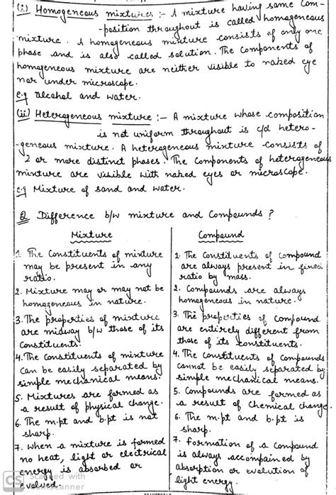 Some Basic Concept of Chemistry Handwritten Notes for 11th Chemistry