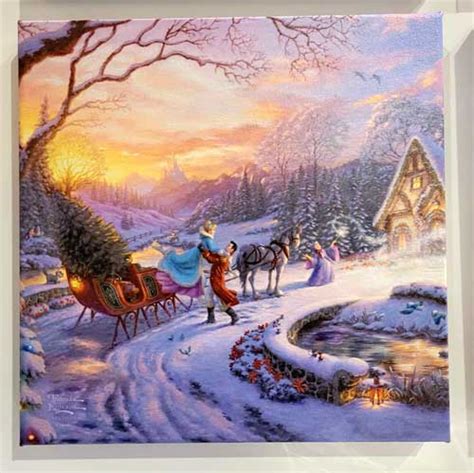 LIVE from D23: New Thomas Kinkade Disney Art Pieces Released