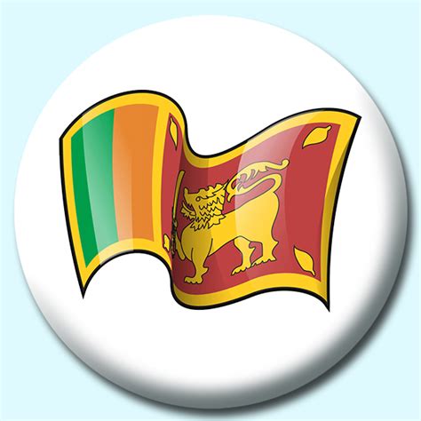 75mm Sri Lanka Button Badge