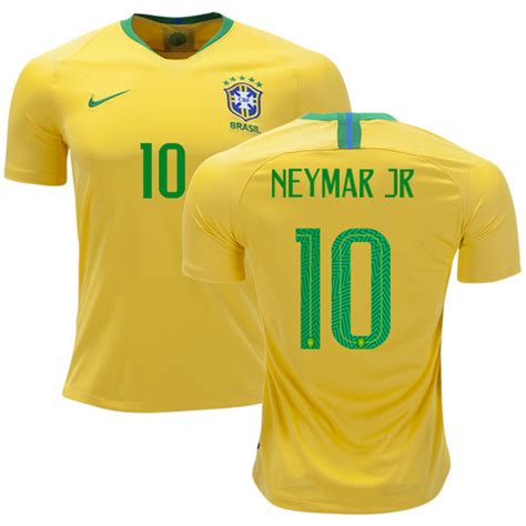 NIKE BRAZIL 2018 HOME NEYMAR JR JERSEY - Soccer Plus