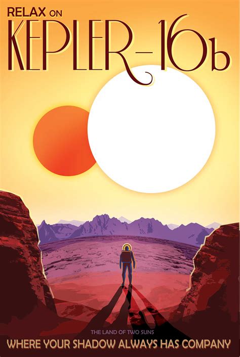 Kepler-16b - JPL Travel Poster | NASA Jet Propulsion Laboratory (JPL)