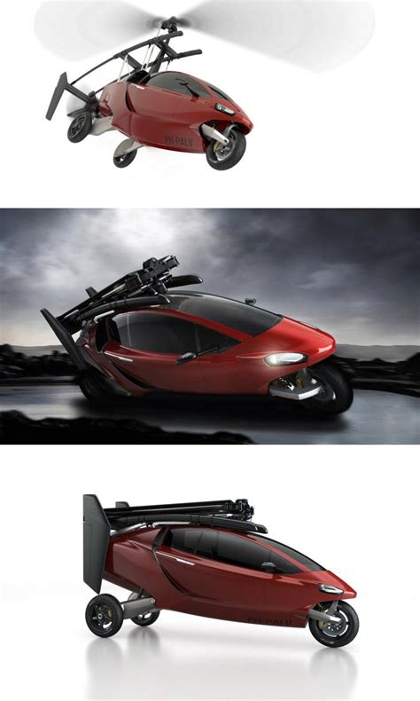 PAL-V ONE, two seat hybrid car and gyroplane. | Flying car, Hybrid car, Futuristic cars