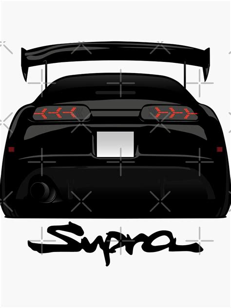 "Toyota Supra mk4" Sticker for Sale by w1gger | Redbubble