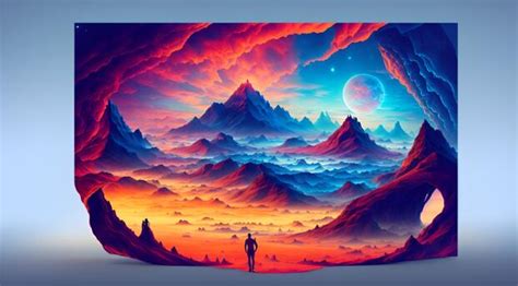 4840x7400 Resolution Adventure in New Colorful Planet HD AI Art 4840x7400 Resolution Wallpaper ...