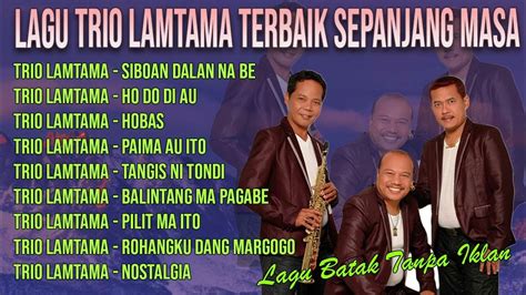 Kumpulan Lagu Batak Trio Lamtama Full Album Lama - YouTube