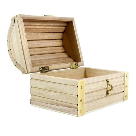 5" Wood Treasure Chest by Make Market® | Michaels | Treasure chest, Treasure chest craft, Chests diy