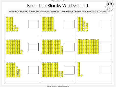 Base Ten Blocks - Representing Numbers 21 to 99 - PowerPoint | Maths Year 1