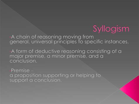 Syllogism